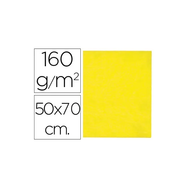 FIELTRO LIDERPAPEL 50X70 CM AMARILLO 160 G/M2