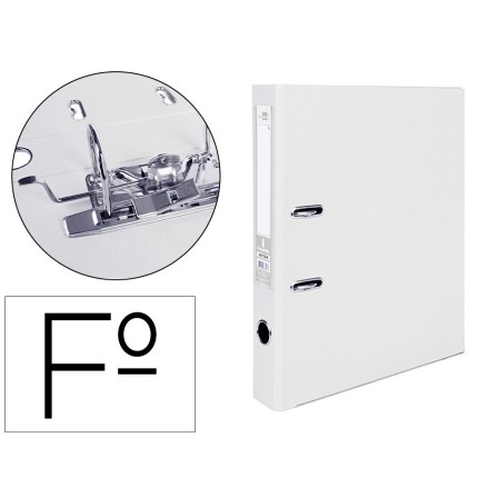 ARCHIVADOR DE PALANCA LIDERPAPEL FOLIO DOCUMENTA FORRADO PVC CON RA...