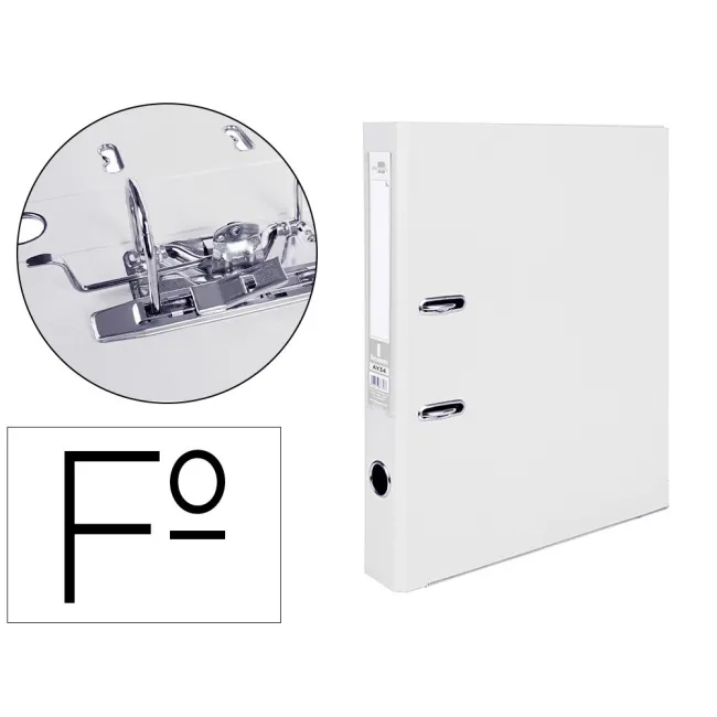 ARCHIVADOR DE PALANCA LIDERPAPEL FOLIO DOCUMENTA FORRADO PVC CON RA...