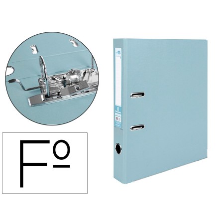 ARCHIVADOR DE PALANCA LIDERPAPEL FOLIO DOCUMENTA FORRADO PVC CON RA...