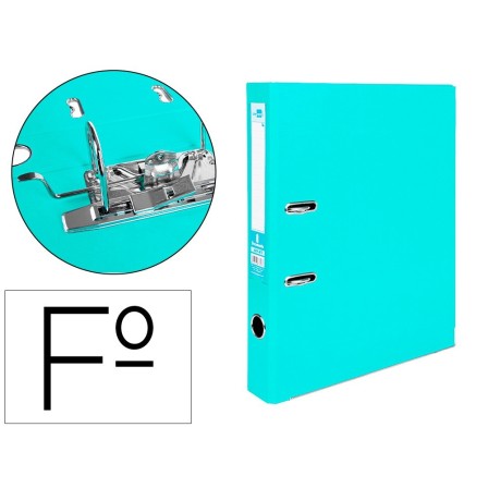 ARCHIVADOR DE PALANCA LIDERPAPEL FOLIO DOCUMENTA FORRADO PVC CON RA...