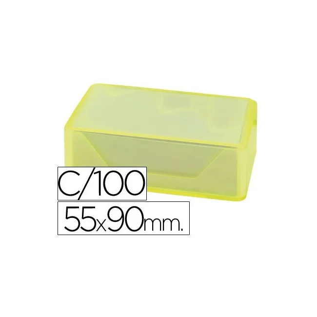 TARJETAS DE VISITAS LIDERPAPEL 90X55MM BLANCA 250G/M2 CAJA DE 100