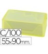 TARJETAS DE VISITAS LIDERPAPEL 90X55MM BLANCA 250G/M2 CAJA DE 100