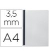 TAPA DE ENCUADERNACION CHANNEL FLEXIBLE 35541 NEGRA LOMO AA CAPACID...