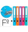 ARCHIVADOR DE PALANCA LIDERPAPEL FOLIO DOCUMENTA FORRADO PVC CON RA...