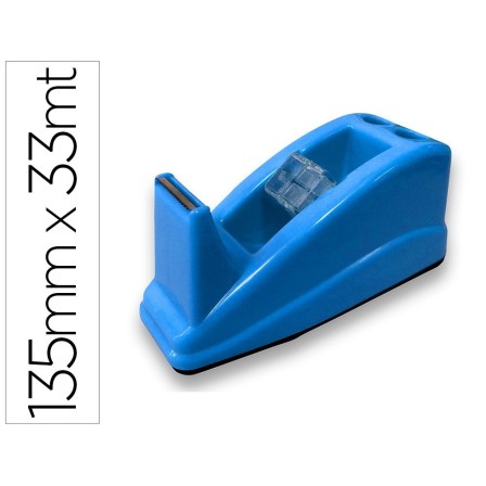PORTARROLLO SOBREMESA Q-CONNECT PLASTICO PARA CINTA DE 33 MT COLOR ...