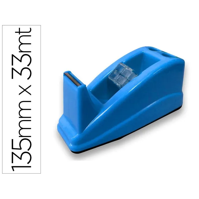PORTARROLLO SOBREMESA Q-CONNECT PLASTICO PARA CINTA DE 33 MT COLOR ...
