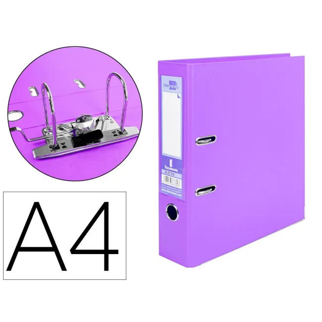 ARCHIVADOR DE PALANCA LIDERPAPEL A4 DOCUMENTA FORRADO PVC CON RADO ...