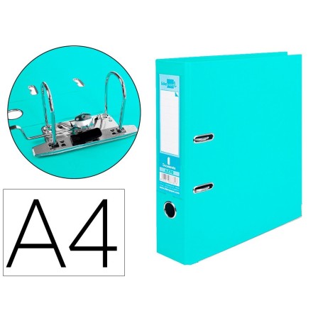 ARCHIVADOR DE PALANCA LIDERPAPEL A4 DOCUMENTA FORRADO PVC CON RADO ...