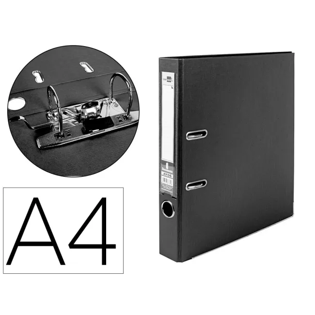 ARCHIVADOR DE PALANCA LIDERPAPEL A4 DOCUMENTA FORRADO PVC CON RADO ...