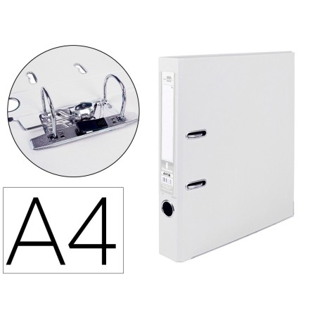 ARCHIVADOR DE PALANCA LIDERPAPEL A4 DOCUMENTA FORRADO PVC CON RADO ...