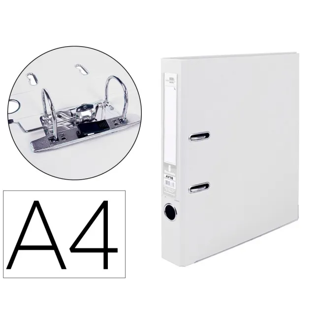 ARCHIVADOR DE PALANCA LIDERPAPEL A4 DOCUMENTA FORRADO PVC CON RADO ...