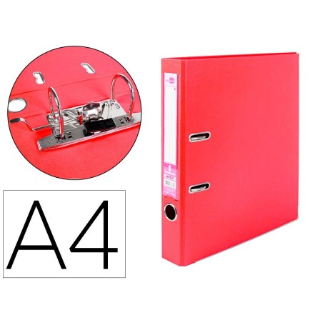 ARCHIVADOR DE PALANCA LIDERPAPEL A4 DOCUMENTA FORRADO PVC CON RADO ...