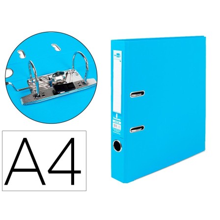 ARCHIVADOR DE PALANCA LIDERPAPEL A4 DOCUMENTA FORRADO PVC CON RADO ...
