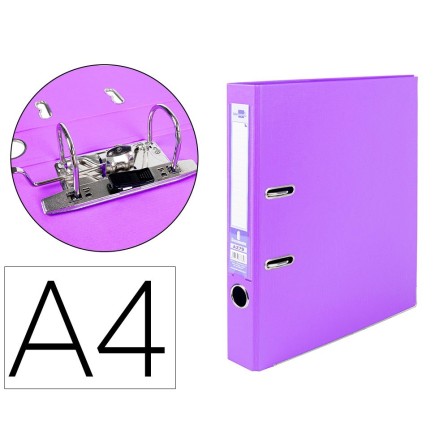 ARCHIVADOR DE PALANCA LIDERPAPEL A4 DOCUMENTA FORRADO PVC CON RADO ...