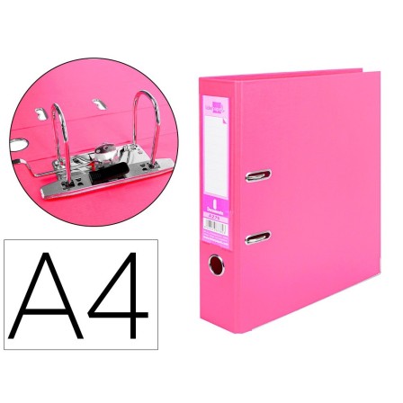 ARCHIVADOR DE PALANCA LIDERPAPEL A4 DOCUMENTA FORRADO PVC CON RADO ...