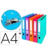 ARCHIVADOR DE PALANCA LIDERPAPEL A4 DOCUMENTA FORRADO PVC CON RADO ...