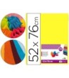 PAPEL SEDA LIDERPAPEL AMARILLO 52X76 CM 18 GR -PAQUETE DE 25 HOJAS