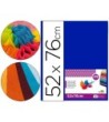 PAPEL SEDA LIDERPAPEL AZUL 52X76 CM 18 GR -PAQUETE DE 25 HOJAS