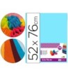 PAPEL SEDA LIDERPAPEL CELESTE 52X76 CM 18 GR -PAQUETE DE 25 HOJAS