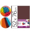 PAPEL SEDA LIDERPAPEL MARRON 52X76 CM 18 GR -PAQUETE DE 25 HOJAS