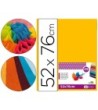 PAPEL SEDA LIDERPAPEL NARANJA 52X76 CM 18 GR -PAQUETE DE 25 HOJAS
