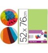 PAPEL SEDA LIDERPAPEL VERDE MEDIO 52X76 CM 18 GR -PAQUETE DE 25 HOJAS