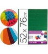 PAPEL SEDA LIDERPAPEL VERDE OSCURO 52X76CM 18 GR/M2 PAQUETE DE 25 H...