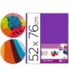 PAPEL SEDA LIDERPAPEL VIOLETA 52X76 CM 18 GR -PAQUETE DE 25 HOJAS