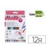 ROTULADOR LIDERPAPEL DUO CAJA 12 COLORES
