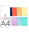 CUADERNO ESPIRAL LIDERPAPEL A4 WONDER TAPA PLASTICO 80H 90 GR LISO ...