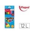 LAPICES DE COLORES MAPED 183212 TRIANGULARES CAJA DE 12UNID