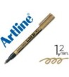 ROTULADOR ARTLINE MARCADOR PERMANENTE PUNTA METALICA EK-990 ORO -PU...