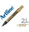 ROTULADOR ARTLINE MARCADOR PERMANENTE TINTA METALICA EK-900 ORO -PU...