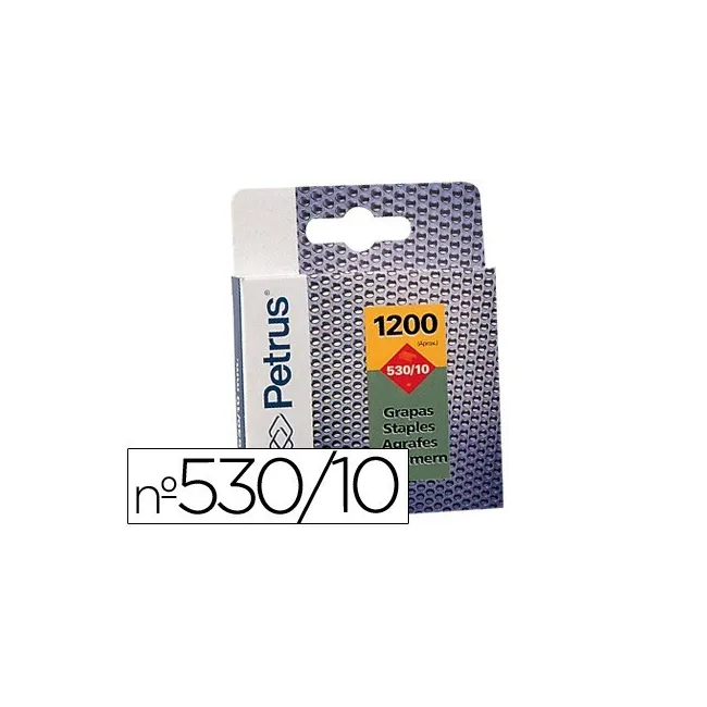 GRAPAS PETRUS Nº 530/10 -CAJA DE 1200 GRAPAS