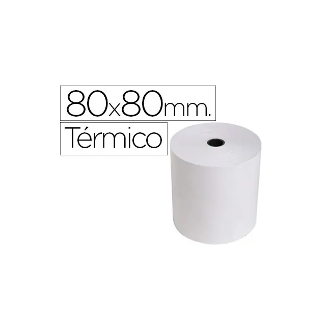 ROLLO SUMADORA EXACOMPTA TERMICO 80 MM X 80 MM 55 G/M2 SIN BISFENOL A