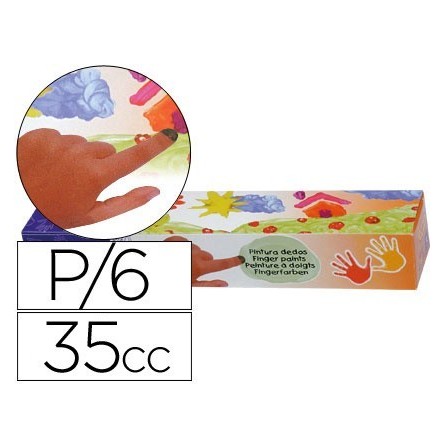 PINTURA A DEDOS JOVI 35 CC -5 COLORES SURTIDOS
