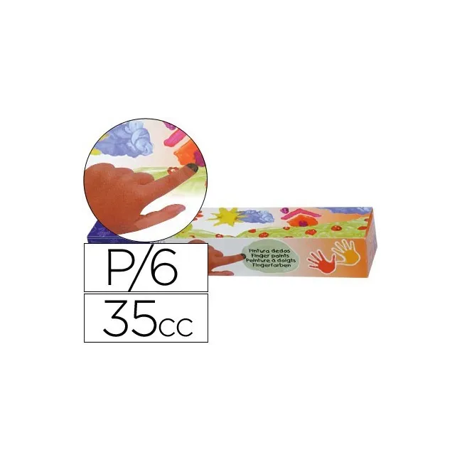 PINTURA A DEDOS JOVI 35 CC -5 COLORES SURTIDOS