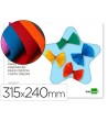 BLOC TRABAJOS MANUALES LIDERPAPEL CRESPON 240X315MM 10 HOJAS COLORE...