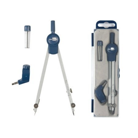 COMPAS LIDERPAPEL ARTICULADO -CON ADAPTADOR UNIVERSAL