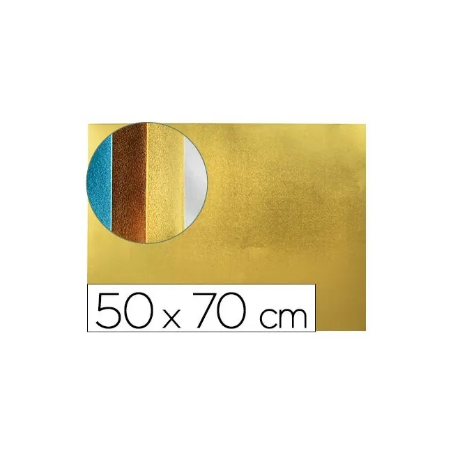 GOMA EVA LIDERPAPEL 50X70 CM ESPESOR 2 MM METALIZADA ORO