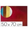 GOMA EVA LIDERPAPEL 50X70 CM ESPESOR 2 MM METALIZADA ROJO