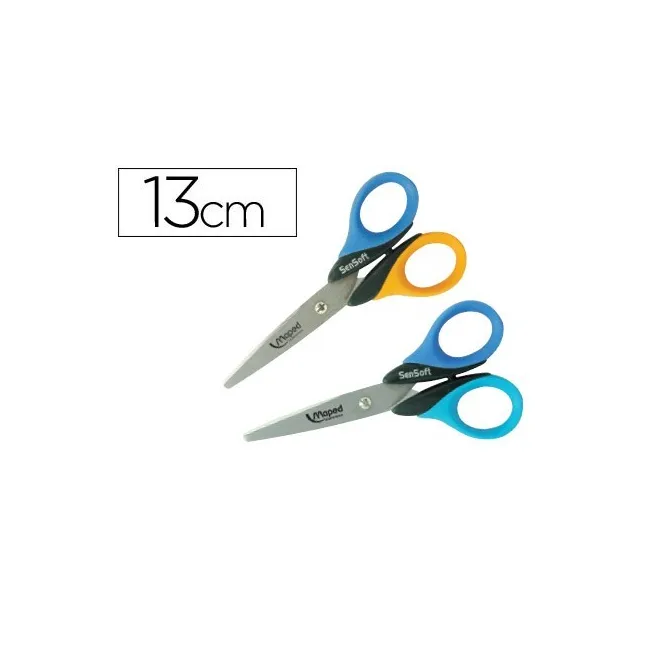 TIJERA ESCOLAR MAPED SENSOFT 13 CM