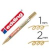 ROTULADOR EDDING PUNTA FIBRA 751 ORO PUNTA REDONDA 1-2 MM