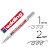 ROTULADOR EDDING PUNTA FIBRA 751 PLATA PUNTA REDONDA 1-2 MM