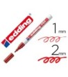 ROTULADOR EDDING PUNTA FIBRA 751 ROJO PUNTA REDONDA 1-2 MM