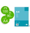 PAPEL LIDERPAPEL A4 90G/M2 LISO PAQUETE DE 100 HOJAS
