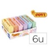 PLASTILINA JOVI 70 SURTIDA TAMAÑO PEQUEÑO COLORES PASTEL SURTIDOS C...