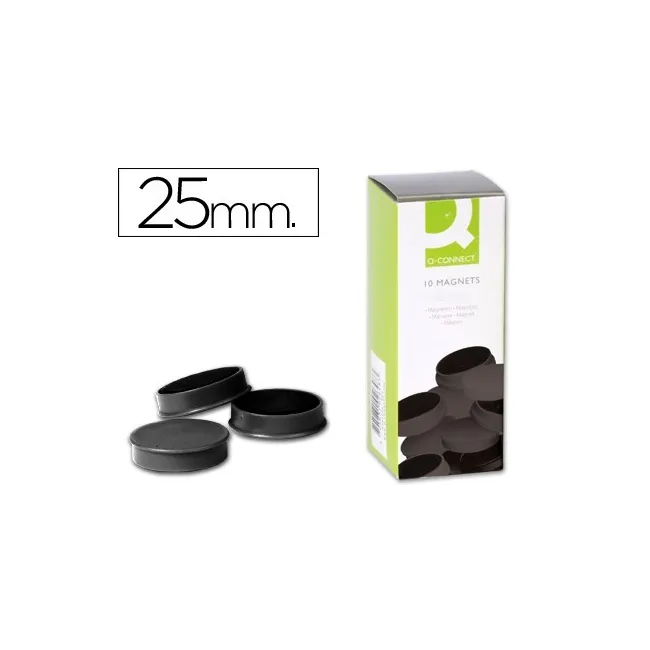 IMANES PARA SUJECION Q-CONNECT IDEAL PARA PIZARRAS MAGNETICAS25 MM ...