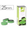 IMANES PARA SUJECION Q-CONNECT IDEAL PARA PIZARRAS MAGNETICAS25 MM ...